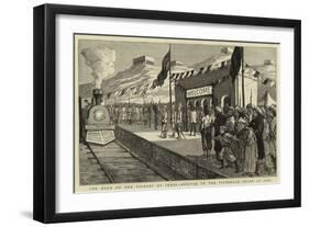 The Tour of the Viceroy of India, Arrival of the Viceregal Train at Sibi-null-Framed Giclee Print