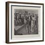 The Tour Through Canada of the Earl and Countess of Aberdeen, an Official Reception at Quebec-null-Framed Giclee Print