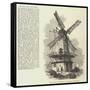 The Tourist in Iceland, Old Windmill, Reykjavik-null-Framed Stretched Canvas