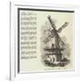 The Tourist in Iceland, Old Windmill, Reykjavik-null-Framed Giclee Print