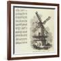 The Tourist in Iceland, Old Windmill, Reykjavik-null-Framed Giclee Print