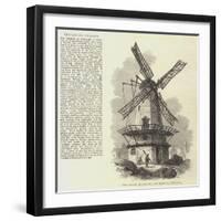 The Tourist in Iceland, Old Windmill, Reykjavik-null-Framed Giclee Print