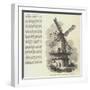 The Tourist in Iceland, Old Windmill, Reykjavik-null-Framed Giclee Print