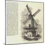 The Tourist in Iceland, Old Windmill, Reykjavik-null-Mounted Giclee Print