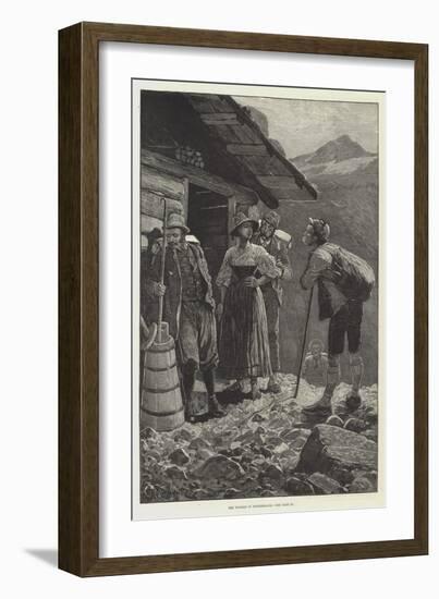 The Tourist in Switzerland-Richard Caton Woodville II-Framed Giclee Print