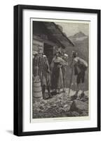 The Tourist in Switzerland-Richard Caton Woodville II-Framed Giclee Print