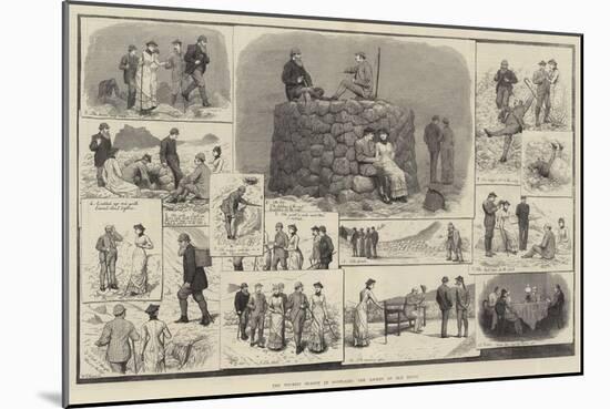 The Tourist Season in Scotland, the Ascent of Ben Nevis-J.M.L. Ralston-Mounted Giclee Print