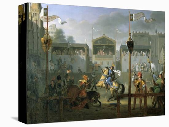 The Tournament, 1812-Pierre Henri Revoil-Stretched Canvas