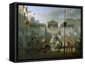 The Tournament, 1812-Pierre Henri Revoil-Framed Stretched Canvas