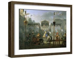 The Tournament, 1812-Pierre Henri Revoil-Framed Giclee Print