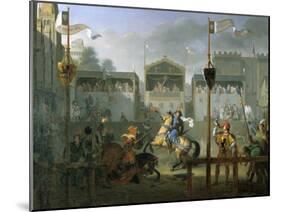 The Tournament, 1812-Pierre Henri Revoil-Mounted Giclee Print