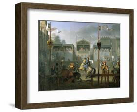 The Tournament, 1812-Pierre Henri Revoil-Framed Giclee Print