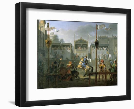 The Tournament, 1812-Pierre Henri Revoil-Framed Giclee Print