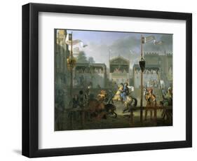 The Tournament, 1812-Pierre Henri Revoil-Framed Giclee Print