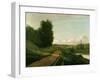 The Tow Path at Bougival, 1864-Camille Pissarro-Framed Giclee Print