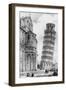 The Tower and the Cathedral of Pisa-null-Framed Photographic Print