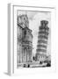 The Tower and the Cathedral of Pisa-null-Framed Photographic Print