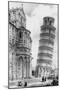 The Tower and the Cathedral of Pisa-null-Mounted Photographic Print