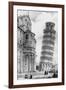 The Tower and the Cathedral of Pisa-null-Framed Photographic Print