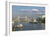 The Tower Bridge and HMS Belfast-Massimo Borchi-Framed Photographic Print