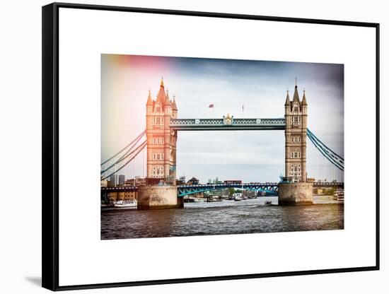 The Tower Bridge - City of London - UK - England - United Kingdom - Europe-Philippe Hugonnard-Framed Stretched Canvas