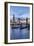 The Tower Bridge in London Seen from the East at Dusk, London, England-David Bank-Framed Photographic Print