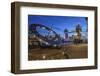 The Tower Bridge in London Seen from the East at Dusk, London, England-David Bank-Framed Photographic Print