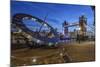 The Tower Bridge in London Seen from the East at Dusk, London, England-David Bank-Mounted Photographic Print