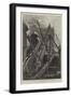The Tower Bridge, the Progress of the Work-Henri Lanos-Framed Giclee Print
