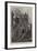The Tower Bridge, the Progress of the Work-Henri Lanos-Framed Giclee Print