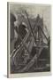 The Tower Bridge, the Progress of the Work-Henri Lanos-Stretched Canvas