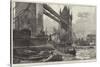 The Tower Bridge-William Heysham Overend-Stretched Canvas