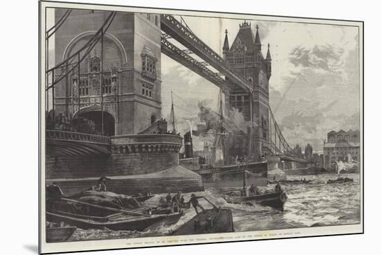 The Tower Bridge-William Heysham Overend-Mounted Giclee Print