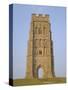 The Tower, Glastonbury Tor, Glastonbury, Somerset, England, UK-Julia Bayne-Stretched Canvas