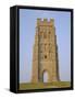 The Tower, Glastonbury Tor, Glastonbury, Somerset, England, UK-Julia Bayne-Framed Stretched Canvas