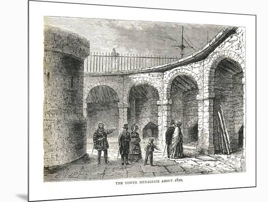The Tower Managerie, 1878-Walter Thornbury-Mounted Giclee Print