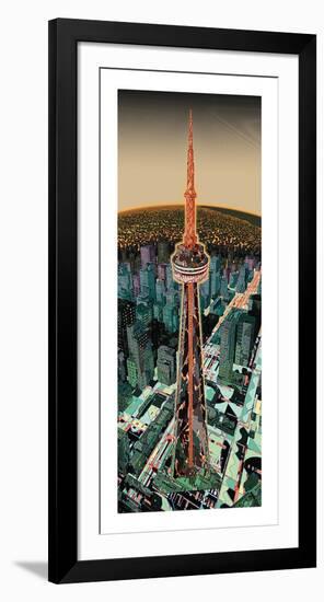 The Tower (night)-HR-FM-Framed Limited Edition