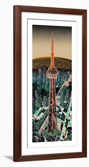 The Tower (night)-HR-FM-Framed Limited Edition