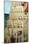 The Tower of Babel, 1563 (Oil on Wood)-Pieter the Elder Brueghel-Mounted Giclee Print