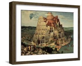 The Tower of Babel, 1563-Pieter Bruegel the Elder-Framed Giclee Print