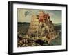 The Tower of Babel, 1563-Pieter Bruegel the Elder-Framed Giclee Print