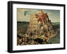 The Tower of Babel, 1563-Pieter Bruegel the Elder-Framed Giclee Print