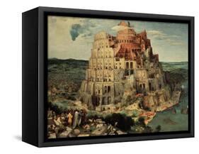 The Tower of Babel, 1563-Pieter Bruegel the Elder-Framed Stretched Canvas