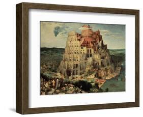 The Tower of Babel, 1563-Pieter Bruegel the Elder-Framed Giclee Print