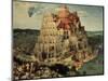 The Tower of Babel, 1563-Pieter Bruegel the Elder-Mounted Giclee Print