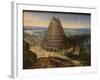 The Tower of Babel, 1594-Lucas van Valckenborch-Framed Giclee Print