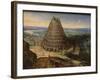 The Tower of Babel, 1594-Lucas van Valckenborch-Framed Giclee Print