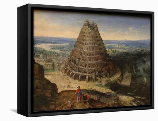 The Tower of Babel, 1594-Lucas van Valckenborch-Framed Stretched Canvas