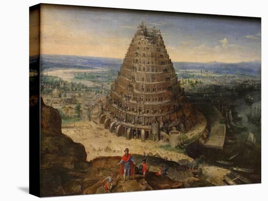 The Tower of Babel, 1594-Lucas van Valckenborch-Stretched Canvas