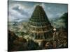 The Tower of Babel, 1595-Marten van Valckenborch-Stretched Canvas